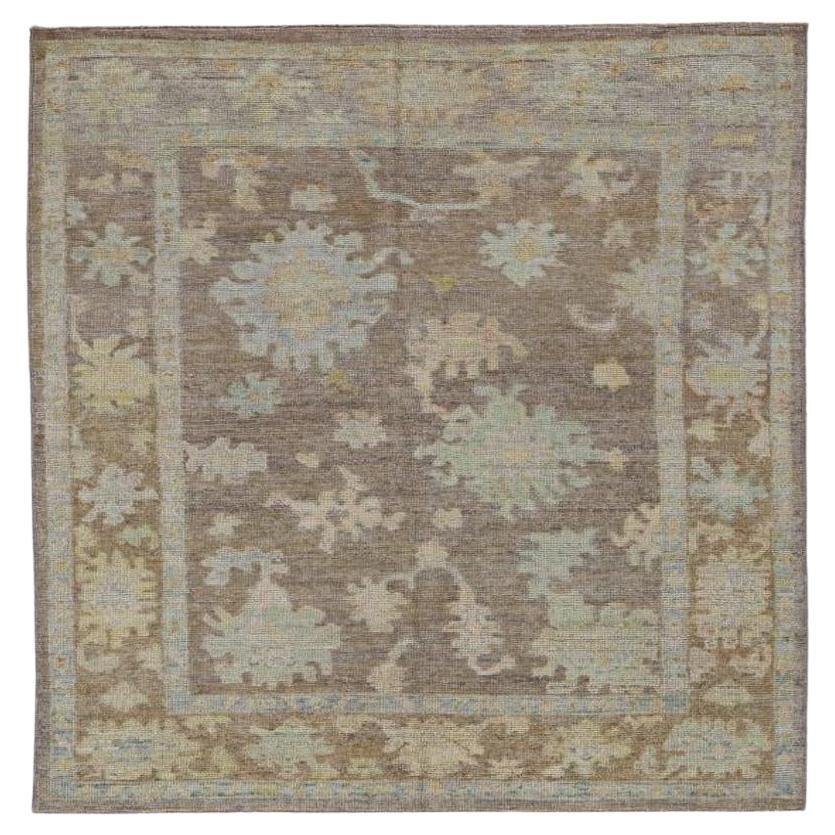 Turkey Rose Collection Area Rugs - Wool Brown Ivory - 90930