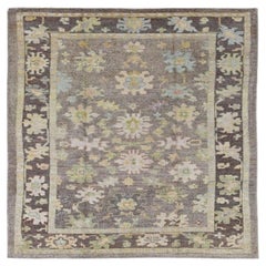 Afghanistan Collection Rose Tapis de sol - Laine Brown Ivory - 90933