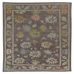 Afghanistan Rose Kollektion Teppiche - Wolle Braun Elfenbein - 90916
