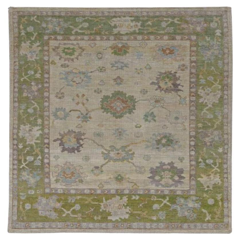 Turkey  Rose Collection Area Rugs - Wool Ivory Purpel - 90937