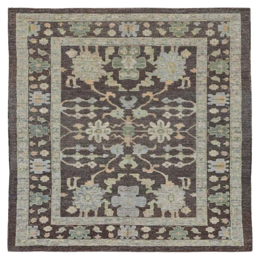 Afghanistan Rose Kollektion Teppiche - Wolle Braun Elfenbein - 90965