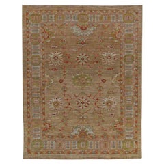 Afghanistan Serapi Area Rugs - Wolle Braun Grün Elfenbein Rot - 90974