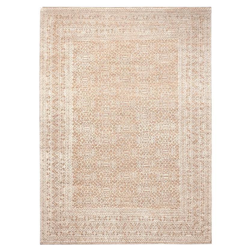 Tappeti India Moroccan Area Rugs - Lana Marrone Avorio Design - 94465