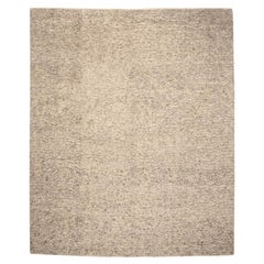 Tapis marocains indiens - motif en laine ivoire taupe - 94467