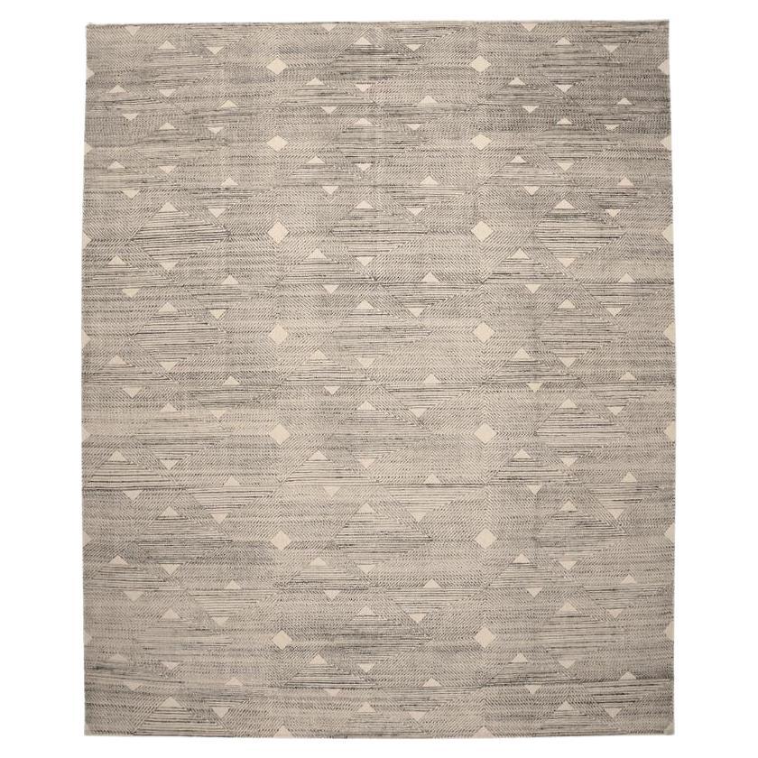 Tappeti India Moroccan Area Rugs - Lana Marrone Avorio Design - 94472