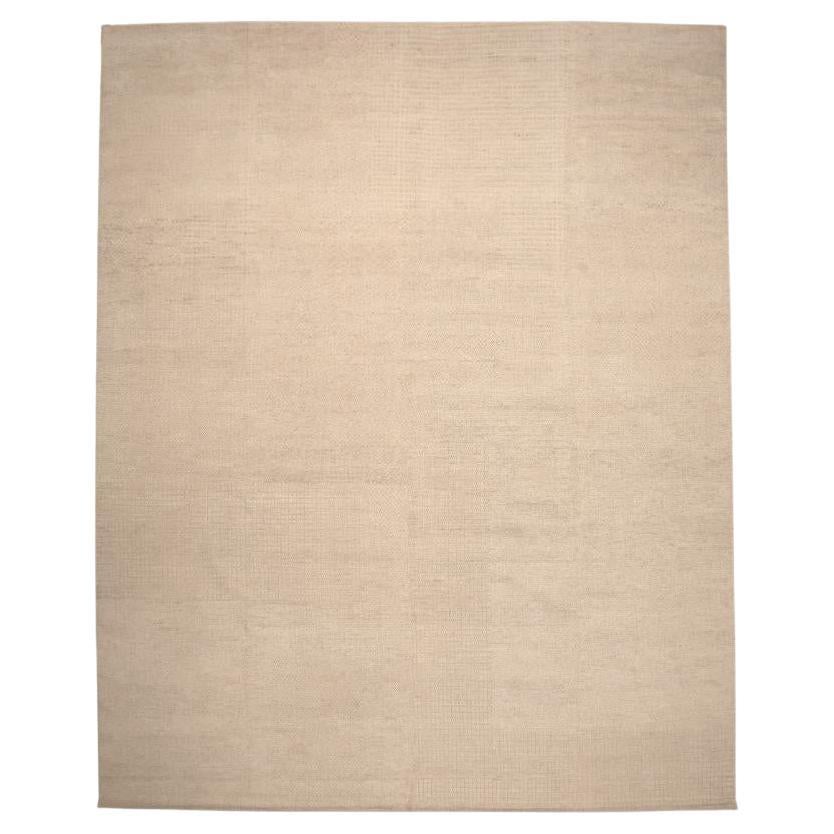 Tappeti India Moroccan Area Rugs - Wool Ivory Design - 94484