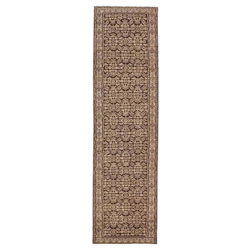 Alfombra Persa Malayer - Lana Marrón Diseño Marfil - 94560