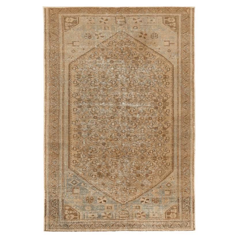 Alfombra Persa Mahal Small Design - Lana Topo - 94592