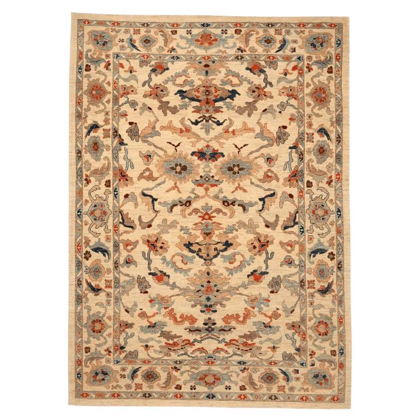 Tappeti Afghanistan Oushak - Lana Avorio Rosso - 94611
