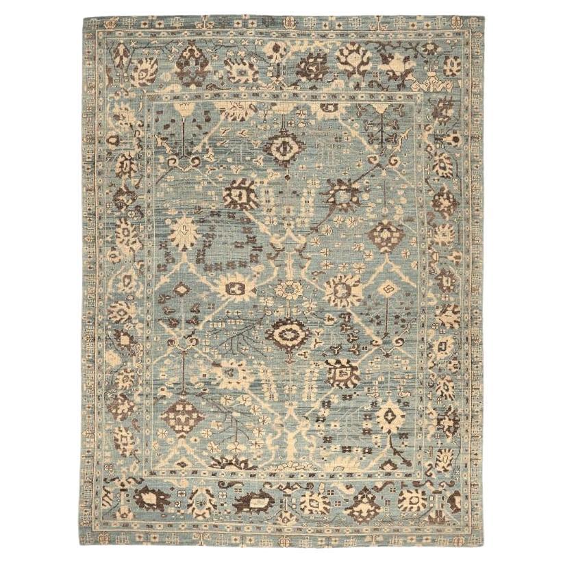 Afghanistan Abadeh Area Rugs - Wool Brown Gray Ivory Design - 94610