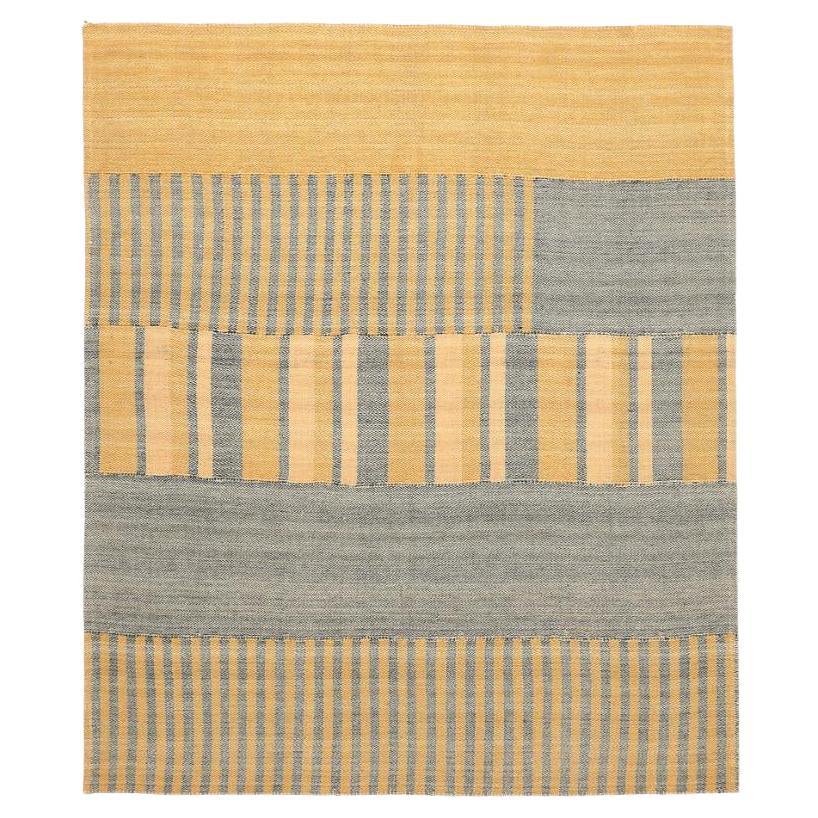 Tappeti Afghanistan Abadeh - Lana, grigio, giallo - 94624