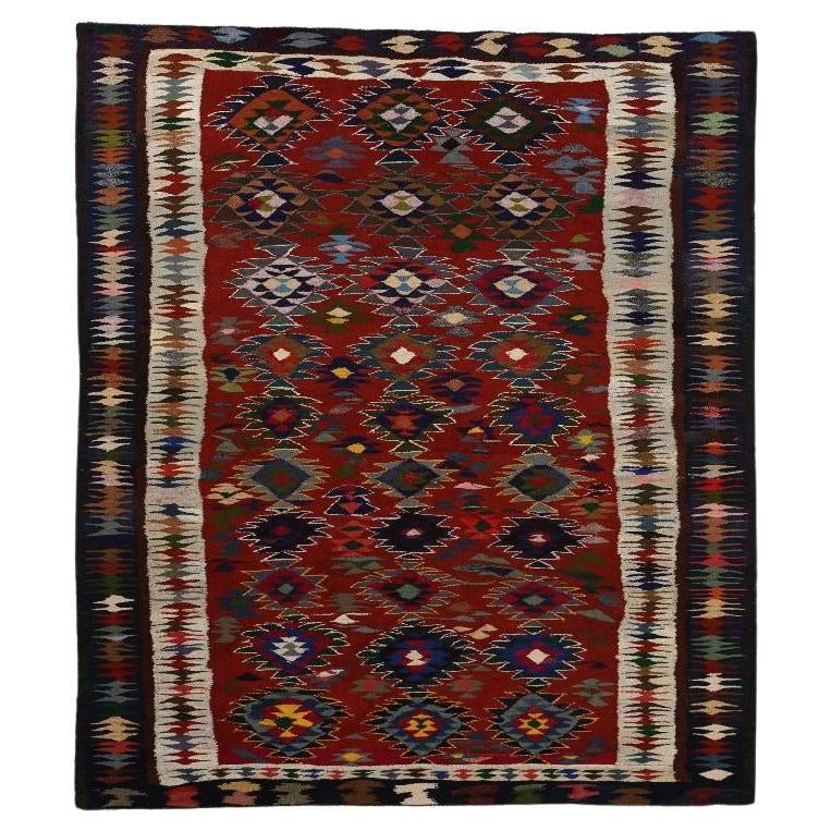 Tapis Kilim de Turquie - Design - 98668 en vente