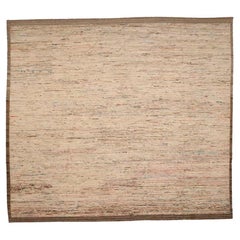 Afghanistan Moroccan Over Size Rug - Wool Ivory Design - 98457