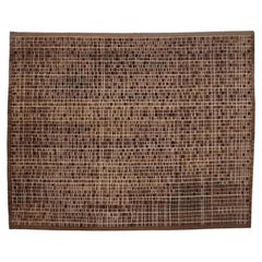 Tappeto Afghanistan Moroccan Over Size - Lana Marrone Avorio Design - 98454