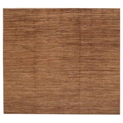 Afghanistan Moroccan Area Rugs - Wool Brown Ivory Design - 98438