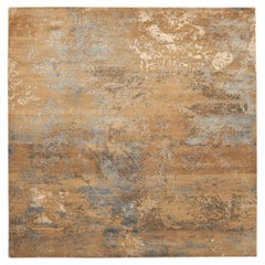 Tappeti India moderni - Lana marrone sfumature di grigio / argento - 94072