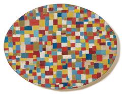 Untitled Oval Abstract Painting, 1951