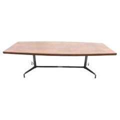 Vintage Dining Table in Rosewood and Aluminum by Giancarlo Piretti, 1970