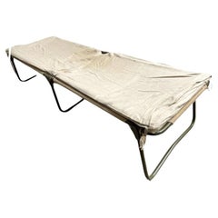 Vintage French Army Camp Bed, 1970s