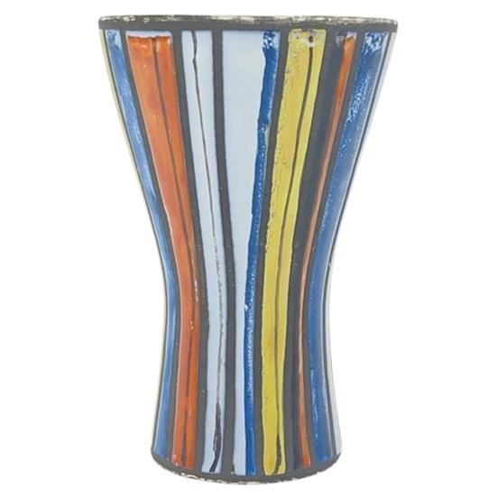 Petit vase à décor de pyjama par Roger Capron pour Vallauris, 1960s en vente