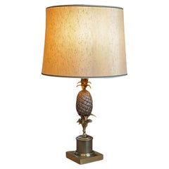 Bronze Pineapple Table Lamp, 1960s Bronze Pineapple Table Lamp, 1960s