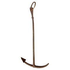 XXL France Marine Boat Anchor, 1900s