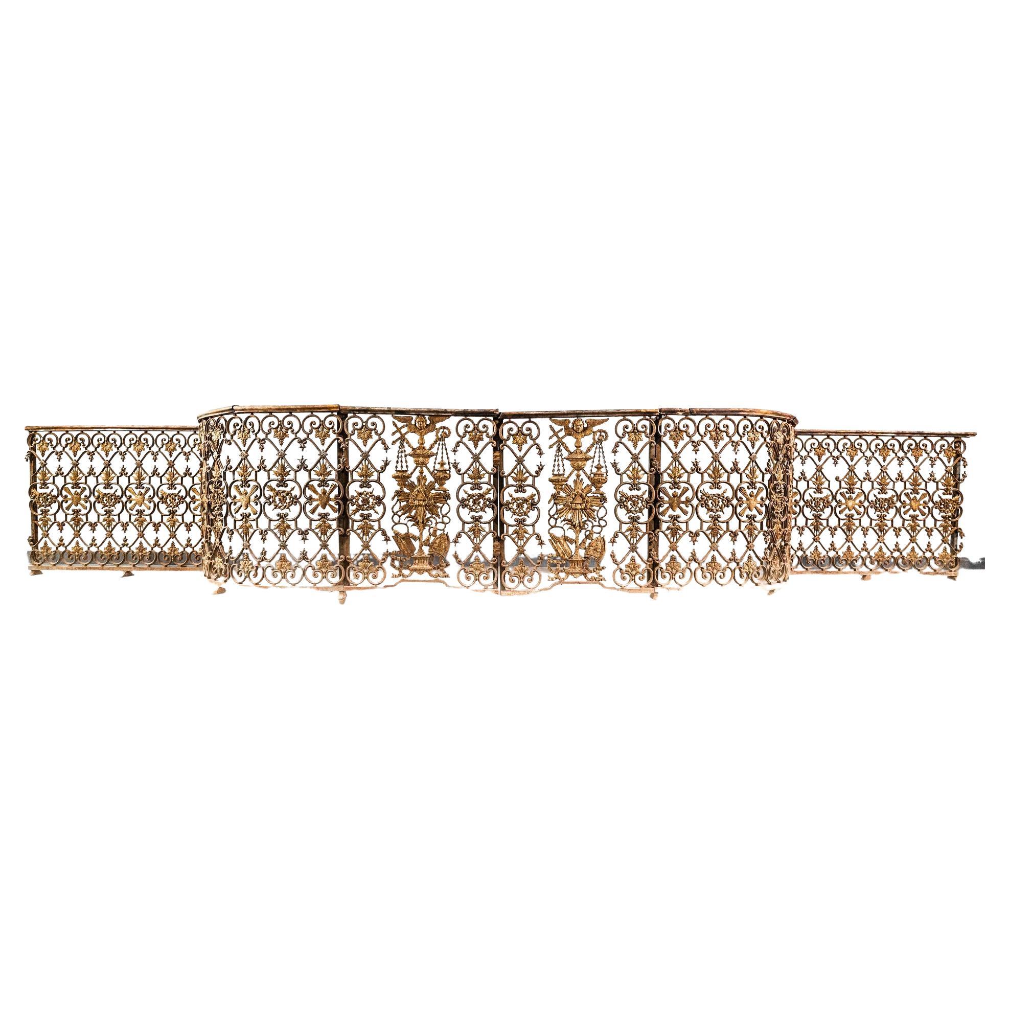 Church Choir Barrier, 19th Century For Sale