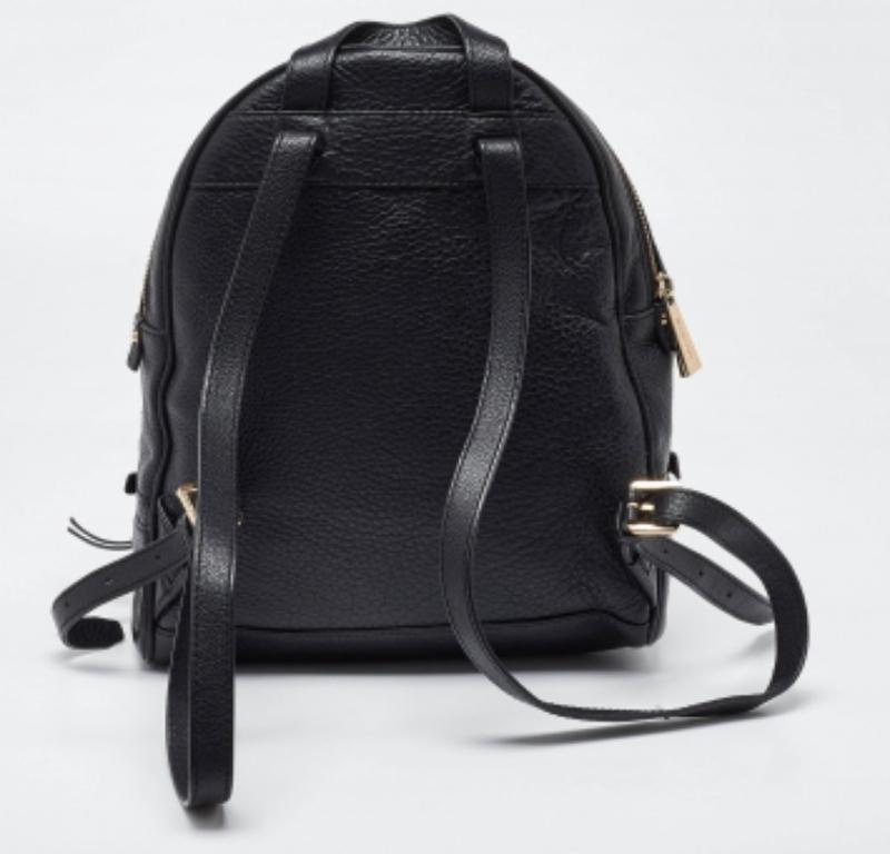 Donna Michael Kors Zaino piccolo Rhea in pelle nera in vendita