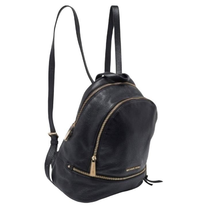 Michael Kors Zaino piccolo Rhea in pelle nera