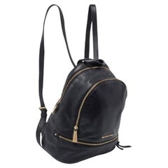 Michael Kors Zaino piccolo Rhea in pelle nera
