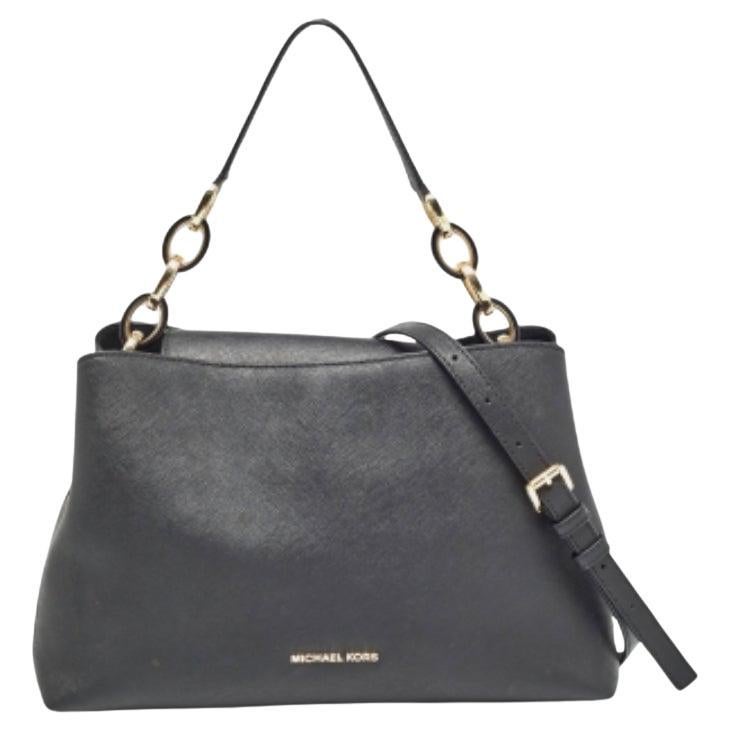 Michael Kors - Sac à main en cuir Saffiano Portia - Noir