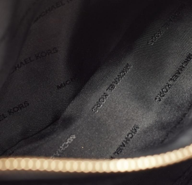 Michael Kors - Sac à main en cuir Saffiano Portia - Noir en vente 5