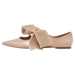 Tory Burch rose/beige - Chaussures de ballet à bout pointu Clara, taille 39,5