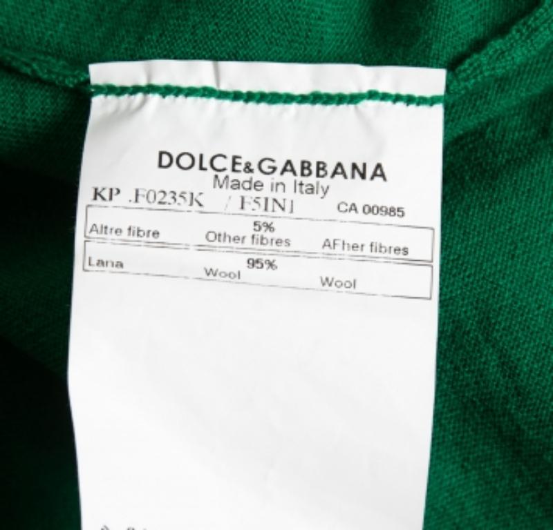 Verde Dolce & Gabbana Greene & Greene Greene & Greene con rifiniture in pizzo e top senza maniche L in vendita