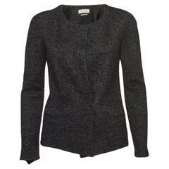 Isabel Marant Etoile Grey Wool Tweed Cardigan XS