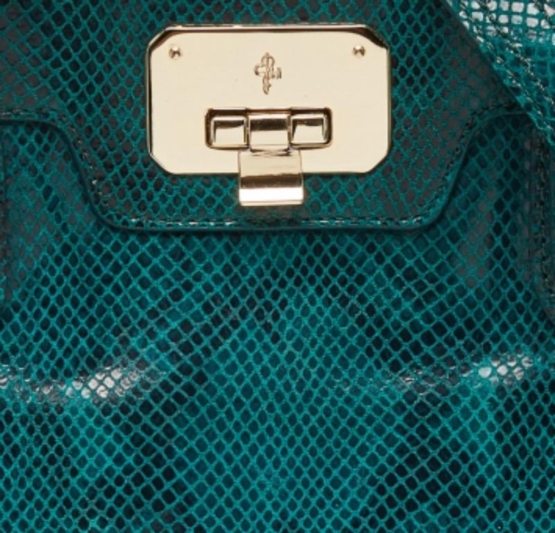 Cole Haan Greene & Greene & Greene Tote in pelle goffrata in vendita 1