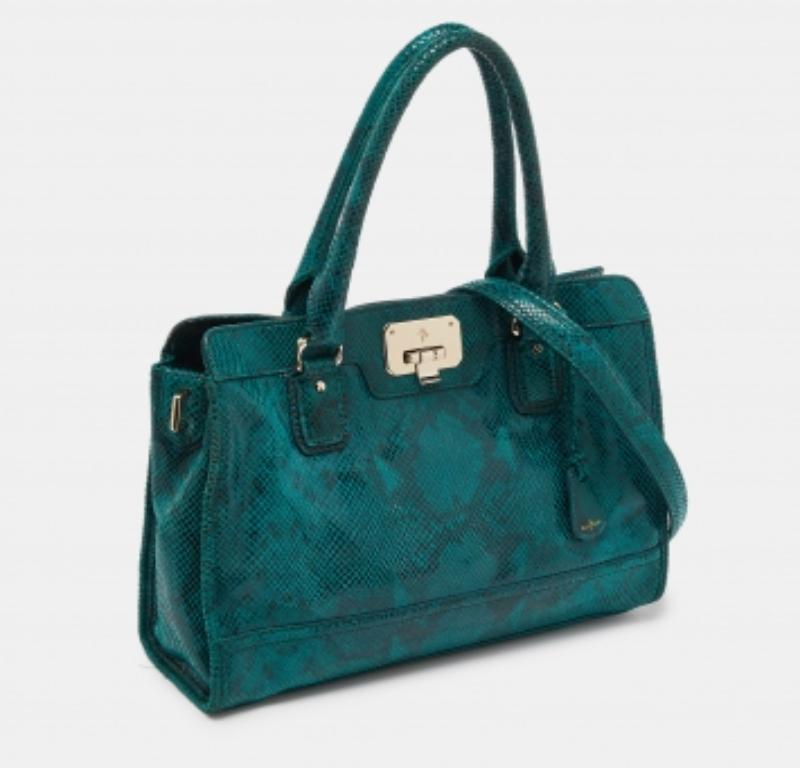 Cole Haan Greene & Greene & Greene Tote in pelle goffrata in vendita 2