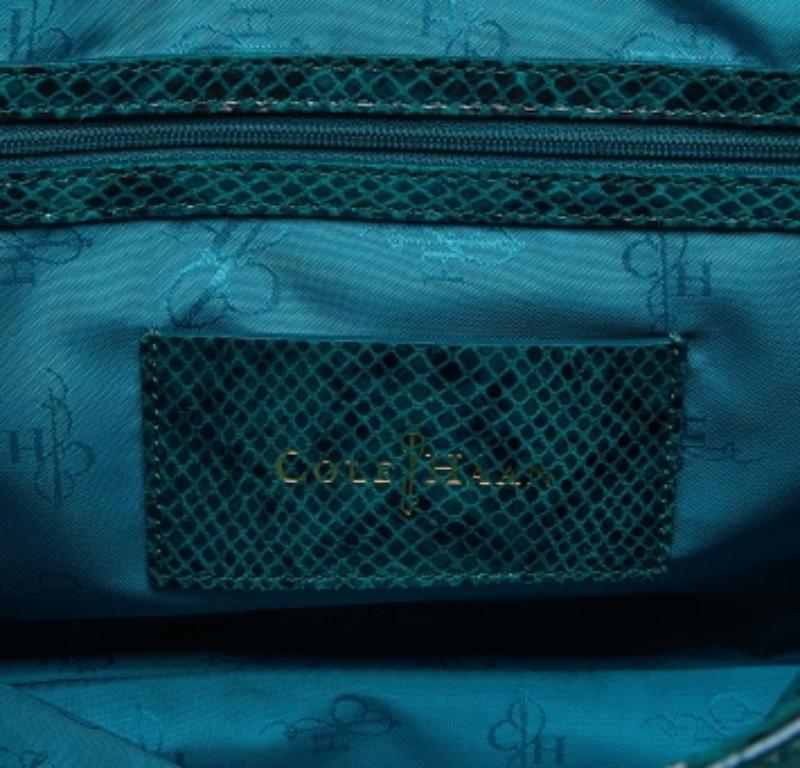 Cole Haan Greene & Greene & Greene Tote in pelle goffrata in vendita 5