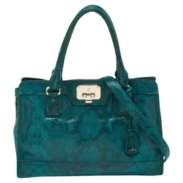 Cole Haan Greene & Greene & Greene Tote in pelle goffrata in vendita