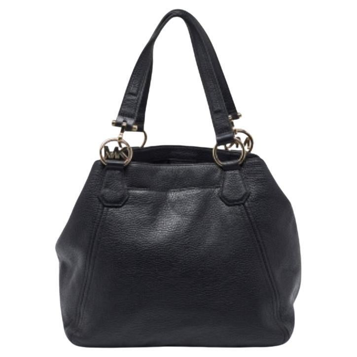 Fourre-tout en cuir noir MICHAEL Michael Kors en vente