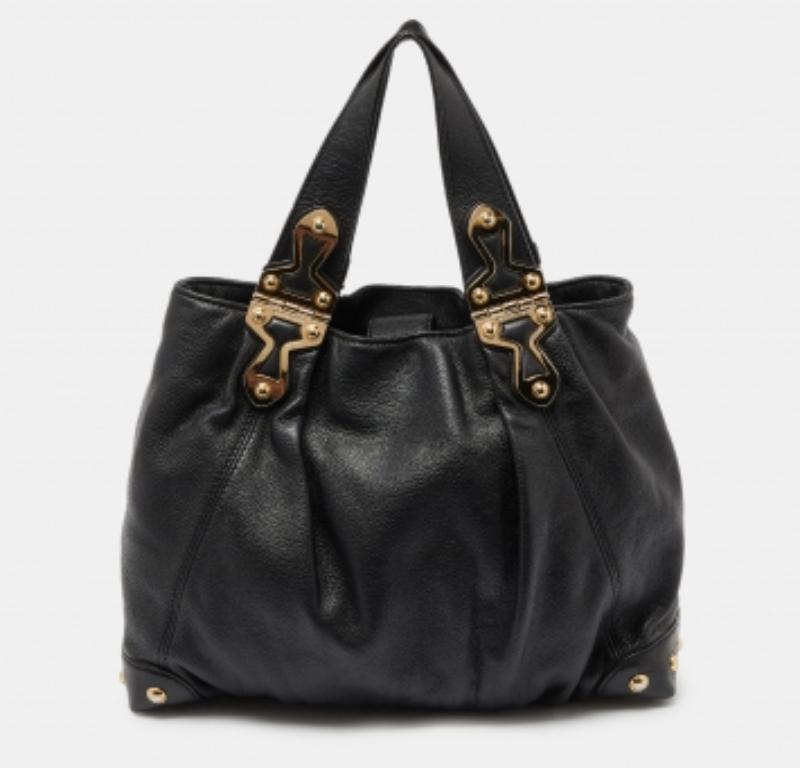 Fourre-tout en cuir noir de MICHAEL Michael Kors État moyen - En vente à Dubai, Al Qouz 2