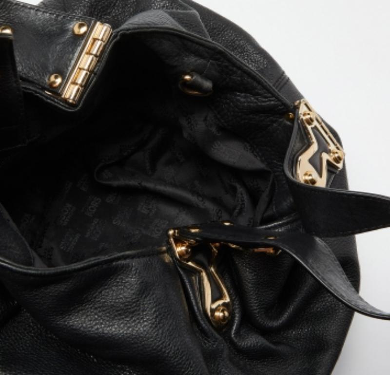Fourre-tout en cuir noir de MICHAEL Michael Kors en vente 1