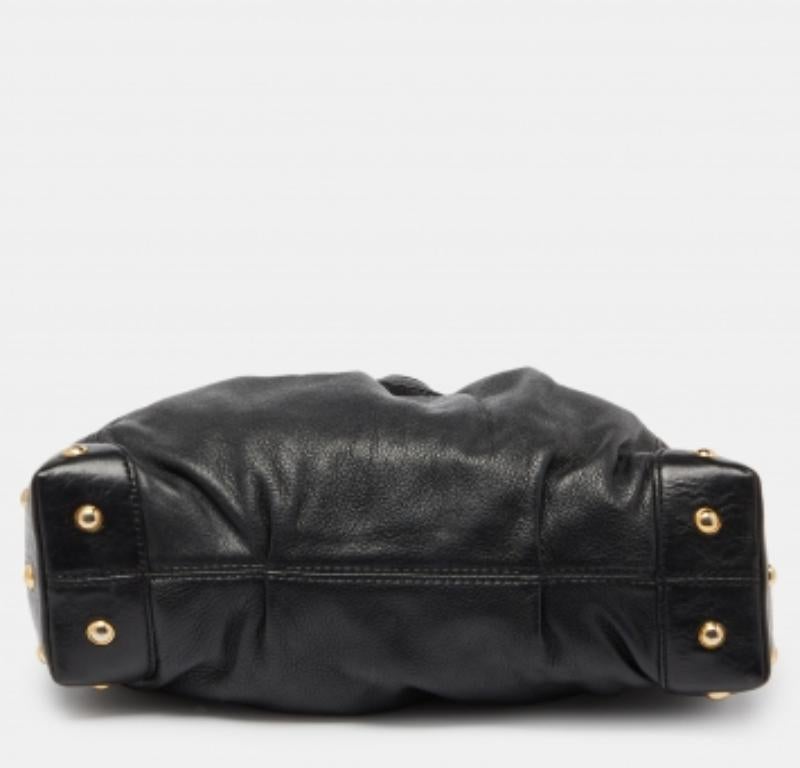 Fourre-tout en cuir noir de MICHAEL Michael Kors en vente 4