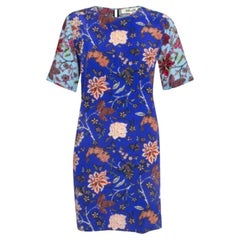 Diane Von Furstenberg Multicolor Printed Silk Shift Dress M