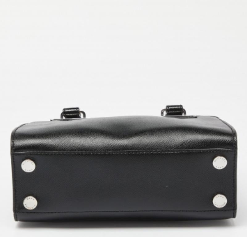 Fourre-tout Quinn en cuir noir de MICHAEL Michael Kors Bon état - En vente à Dubai, Al Qouz 2