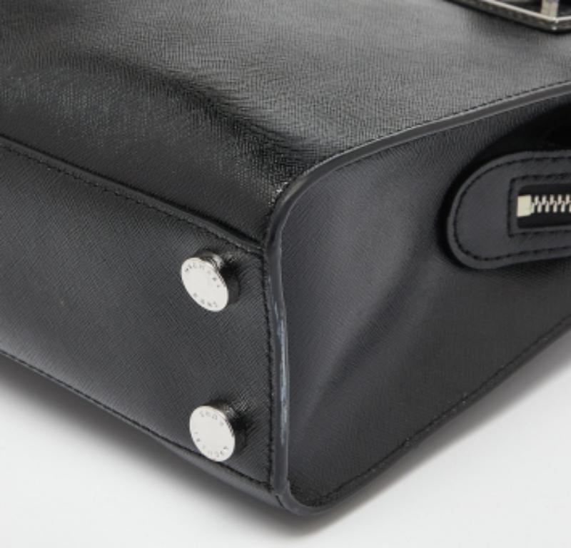 Fourre-tout Quinn en cuir noir de MICHAEL Michael Kors en vente 1