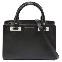 Fourre-tout Quinn en cuir noir de MICHAEL Michael Kors