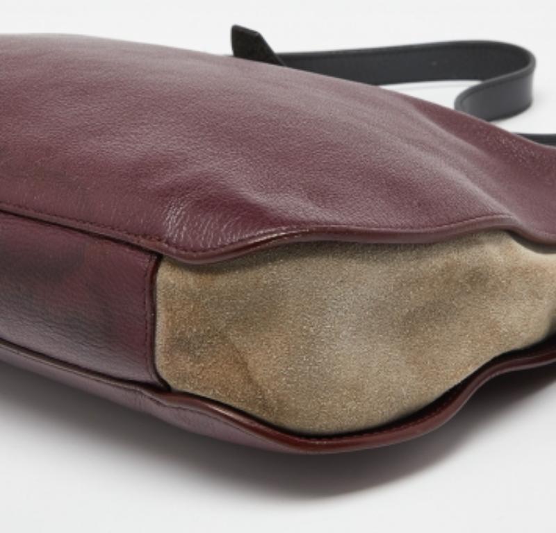 Furla Hobo en cuir et daim multicolore en vente 1