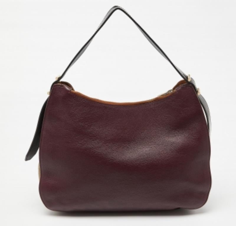 Furla Hobo en cuir et daim multicolore en vente 4