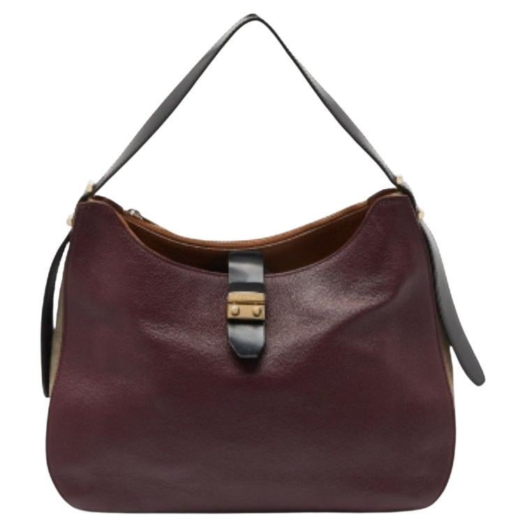 Furla Hobo en cuir et daim multicolore